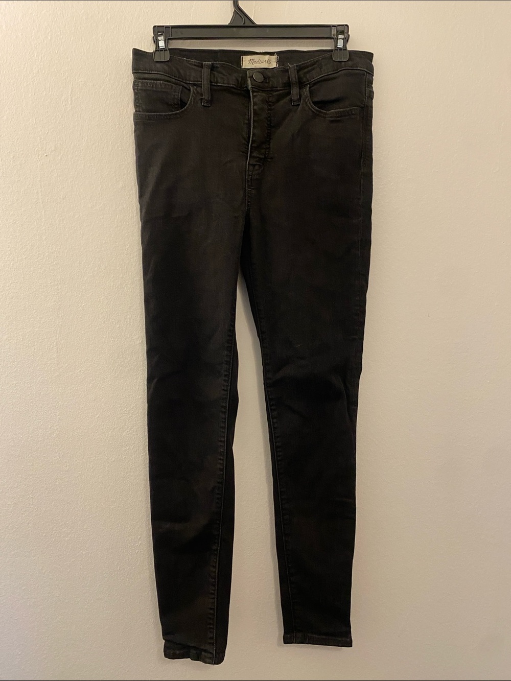 Madewell Black High-Rise Roadtripper Skinny Jeans